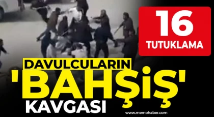  Davulcuların sopalı bıçaklı kavgasında 16 tutuklama