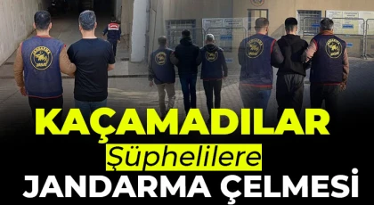 Gaziantep'te şüphelilere jandarma çelmesi