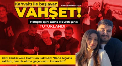 Hemşire eşini satırla öldüren şahıs tutuklandı