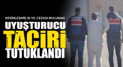 Kesinleşmiş 16 yıl cezası bulunan uyuşturucu taciri tutuklandı