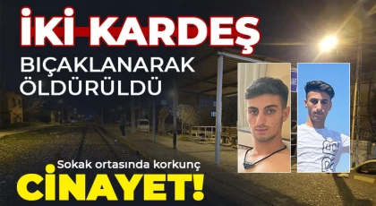 Korkunç cinayet! İki kardeş bıçaklanarak öldürüldü