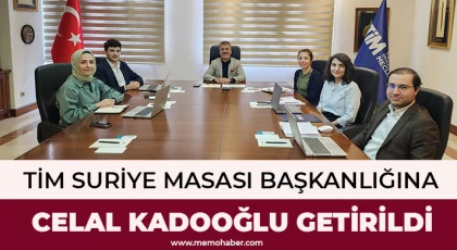 TİM Suriye Masası Başkanlığına Celal Kadooğlu Getirildi