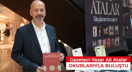 Gazeteci-yazar Ali Atalar okurlarıyla buluştu