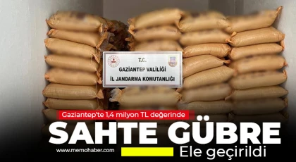 Gaziantep'te 1,4 milyon TL değerinde sahte gübre ele geçirildi