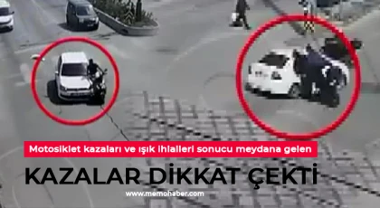Gaziantep'teki kazalar KGYS kameralarında