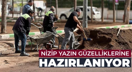 Nizip yazın güzelliklerine hazırlanıyor