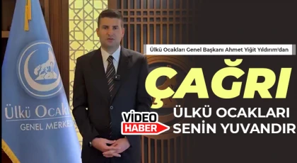 Ülkü Ocakları Genel Başkanı Ahmet Yiğit Yıldırım'dan çağrı