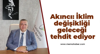 Akıncı: İklim değişikliği geleceği tehdit ediyor