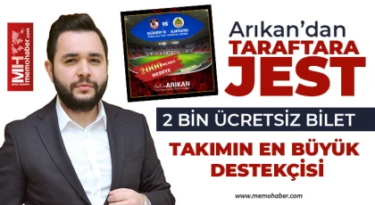 Arıkan’dan taraftara jest