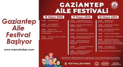 Gaziantep Aile Festivali Başlıyor