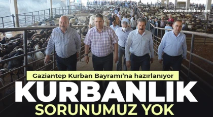 Gaziantep Kurban Bayramı’na hazırlanıyor
