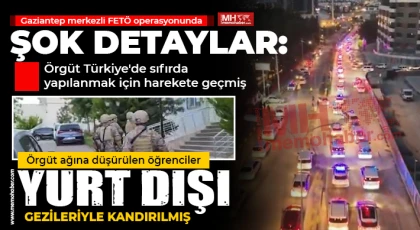 Gaziantep merkezli FETÖ operasyonunda şok detaylar