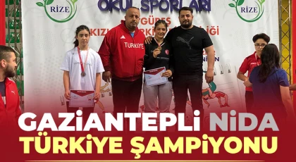 Gaziantep'i başarıyla temsil etti 
