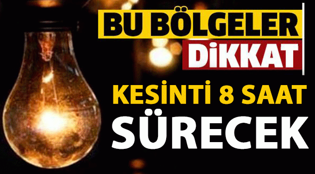 Gaziantep'te 31 Mayıs'ta elektrik kesintisi olacak yerler