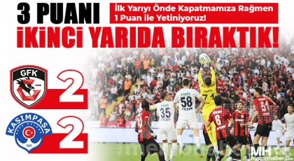 Gaziantep'te Puanlar Paylaşıldı!