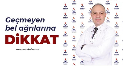 Geçmeyen bel ağrılarına dikkat