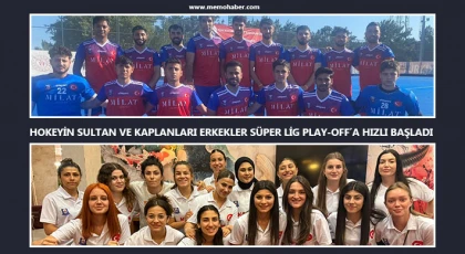 Hokeyin Sultan ve Kaplanları Erkekler Süper Lig Play-Off’a Hızlı Başladı