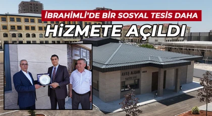 İbrahimli’de bir sosyal tesis daha hizmete açıldı