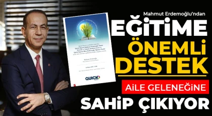 Mahmut Erdemoğlu’nda eğitime önemli destek 