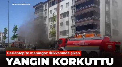 Marangoz dükkanında çıkan yangın korkuttu