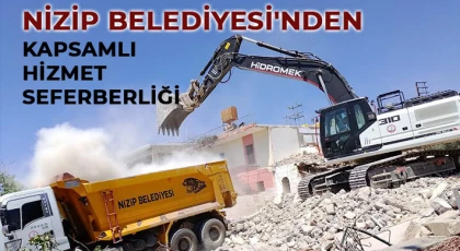 Nizip Belediyesi'nden kapsamlı hizmet seferberliği