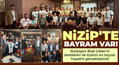 Nizipspor Bilal Çeker'in destekleri ile ilçenin en büyük hayalini gerçekleştirdi