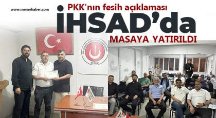 PKK'nın fesih açıklaması İHSAD’da masaya yatırıldı