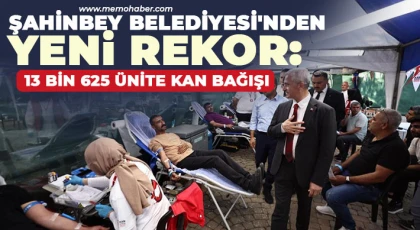 Şahinbey Belediyesi'nden yeni rekor