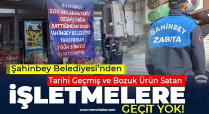 Şahinbey Zabıta Ekipleri Göz Açtırmıyor