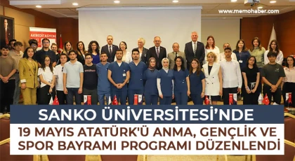 SANKO Üniversitesi’nde 19 Mayıs Atatürk'ü Anma, Gençlik ve Spor Bayramı Programı Düzenlendi
