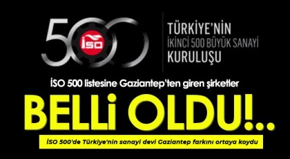 Türkiye’nin 500 Büyük Sanayi Kuruluşu Belli Oldu!