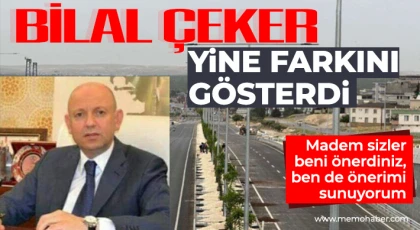 Bilal Çeker yine farkını gösterdi