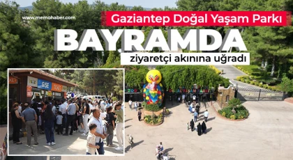 Gaziantep Doğal Yaşam Parkı bayramda ziyaretçi akınına uğradı