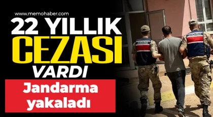 Gaziantep'te 22 yıl hapis cezası bulunan şahıs Jandarmadan kaçamadı