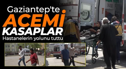 Gaziantep'te acemi kasaplar hastanelerin yolunu tuttu