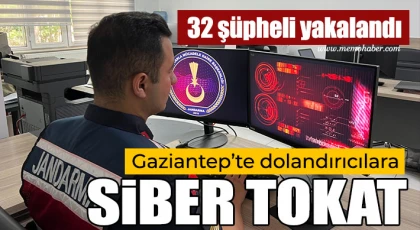 Gaziantep'te dolandırıcılara siber tokat