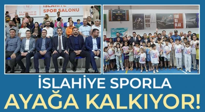 İslahiye sporla ayağa kalkıyor