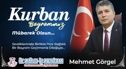 Mehmet Görgel'den Kurban Bayramı Mesajı