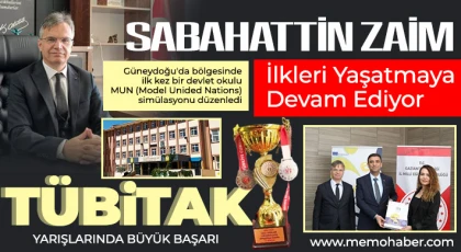 Sabahattin Zaim İlkleri Yaşatmaya Devam Ediyor  