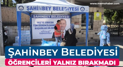 Şahinbey Belediyesi Öğrencileri Yalnız Bırakmadı