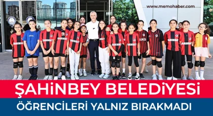 Şahinbey Belediyesi öğrencileri yalnız bırakmadı