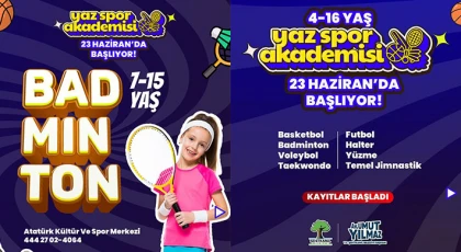 Şehitkamil Yaz Spor Akademisi Başlıyor