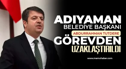 Abdurrahman Tutdere görevinden uzaklaştırıldı