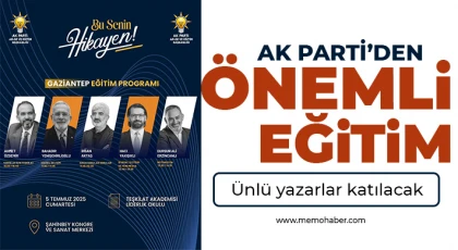 AK Parti’den önemli eğitim