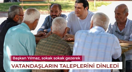 Başkan Yılmaz’dan Özgürlük Mahallesi’ne Ziyaret