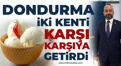 Dondurma iki kenti karşı karşıya getirdi