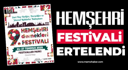 Festivale şehit ertelemesi 