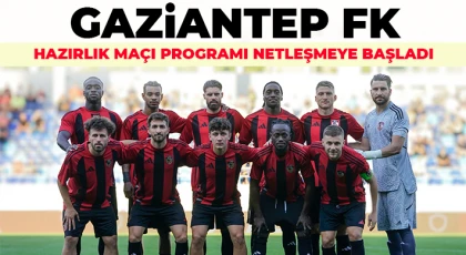 Gaziantep FK, Hatayspor ile karşılaşıyor