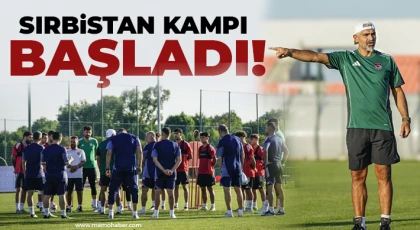 Gaziantep FK, Sırbistan’da sahaya indi