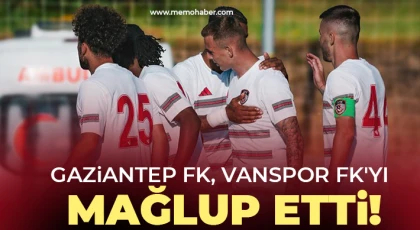 Gaziantep FK, Vanspor FK'yı Mağlup Etti!